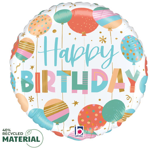 Birthday Balloons Celebration Foil Balloons