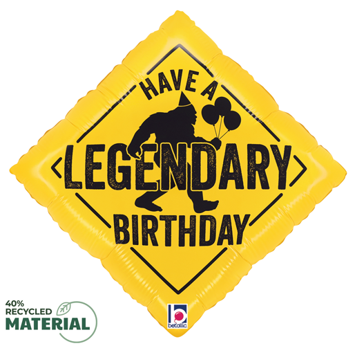 Legendary Sasquatch Birthday Foil Balloons