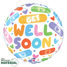 Coming Soon! Get Well Colorful Bandaids Foil Balloons