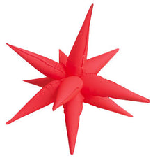 60 Inch Neon Red Starburst