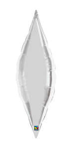 Taper Silver Foil Balloons