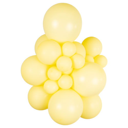 24” Macaron Yellow Kalisan Balloons (2 pack)