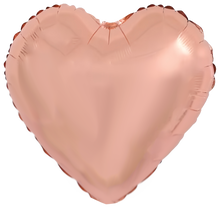 4 inch Rose Gold Deco Heart