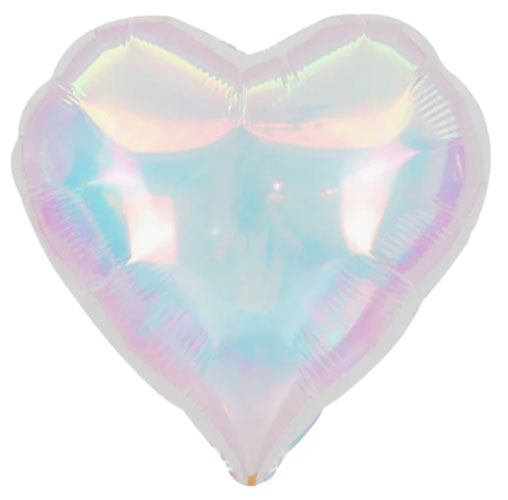 18 inch Iridescent DecoHeart