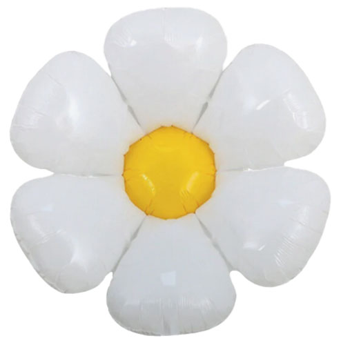 34 inch DecoFlower White Daisy Shape