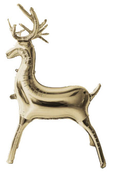 34" Champagne Reindeer Shape