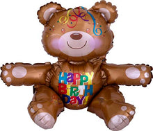 Air-Fill Birthday Sitting Bear