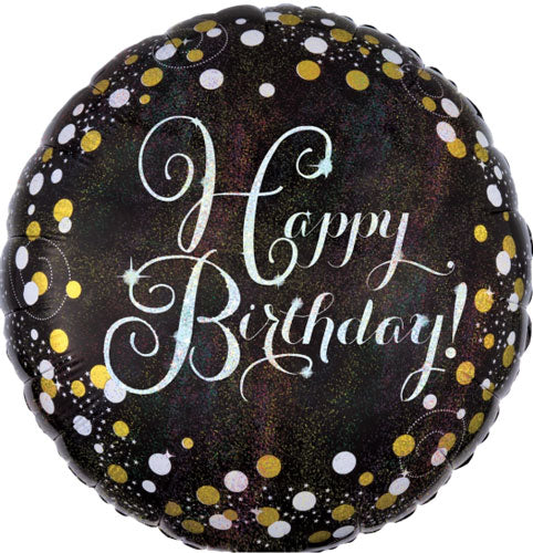 Sparkling Birthday Foil Balloons