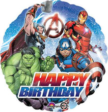 Avengers Birthday Foil Balloons