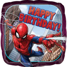 Spiderman Birthday Foil Balloons