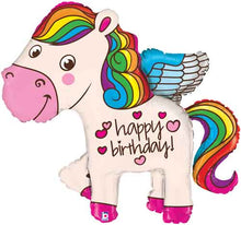 Birthday Pony Rainbow  Shape