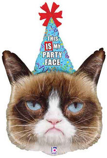 Grumpy Cat Party Cat Shape