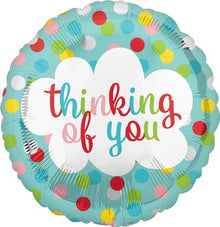 Thinking of You Dots Foil Balloons