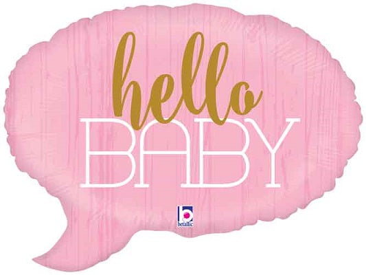 Hello Baby Pink Shape