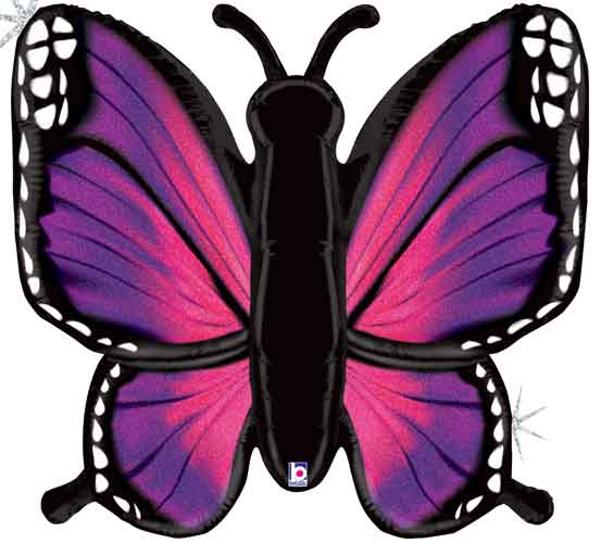 Radiant Pink Butterfly Balloons