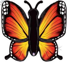 Radiant Orange Butterfly Balloons