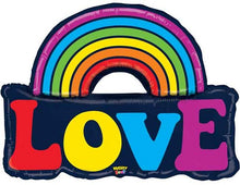 Mighty Love Rainbow Non-foil balloon