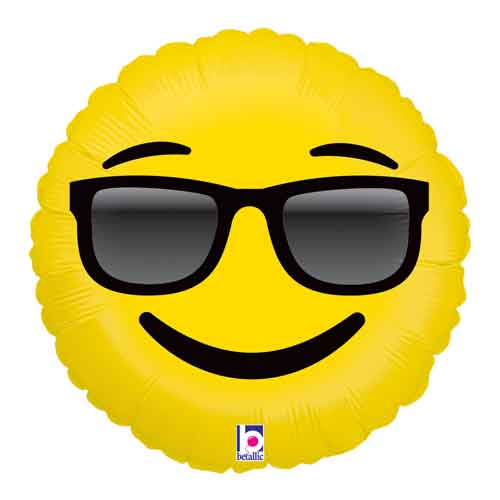 Emoji Sunglasses Foil Balloons