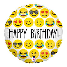 Emoji Birthday Foil Balloons