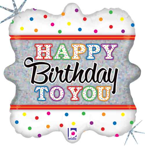 Birthday Candle Foil Balloons