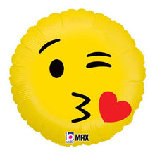 Emoji Kiss Foil Balloons