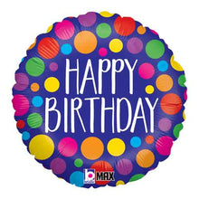 Birthday Polka Dots Foil Balloons