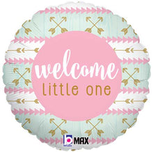 Welcome Little One Pink Foil Balloons