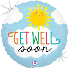 Get Well Soon Sun Foil Balloons