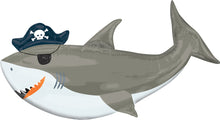Ahoy Pirate Shark Shape