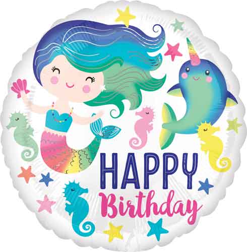 Birthday Colorful Ocean Fun Balloons