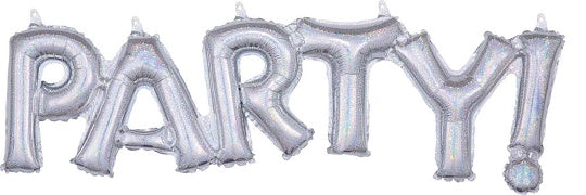 'PARTY!' Holographic Block Phrase