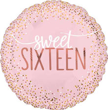 Sweet Sixteen Blush Foil Balloons