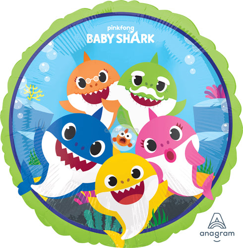 Baby Shark Foil Balloons