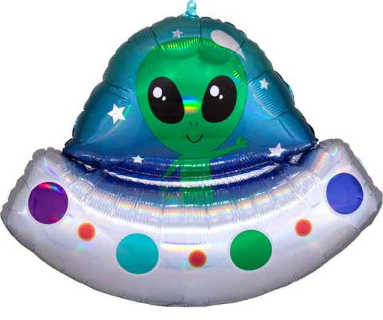Alien Space Ship Balloon Shape
