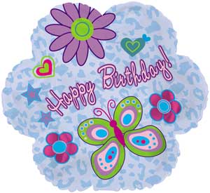 Birthday Glitz Foil Balloons