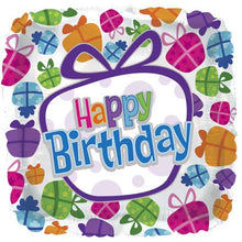 Birthday Dancing Presents Foil Balloons