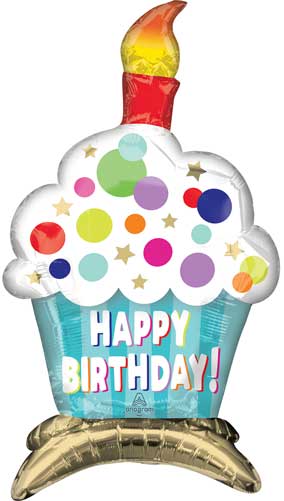 AirLoonz Birthday Cupcake Shape