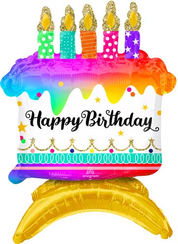 AirLoonz Birthday Cake Shape