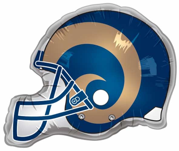 Los Angeles Rams Helmet Shape