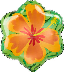 Summer Hibiscus Foil Balloon