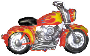 Motorcycle Shape Foil Balloons