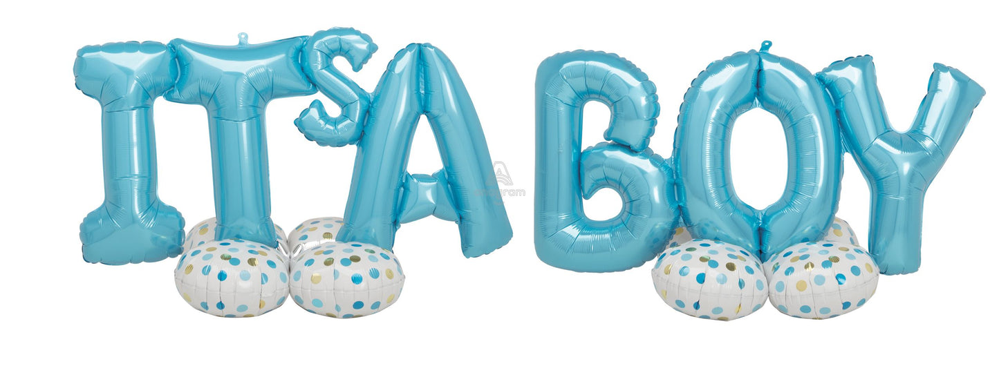 AirLoonz 'It's A Boy' Balloon Display Kit