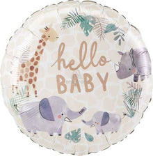 Soft Jungle Baby Foil Balloons