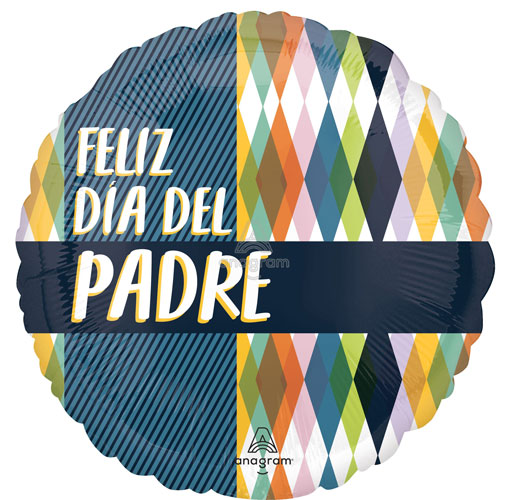 Feliz Dia Del Padre Retro Foil Balloons