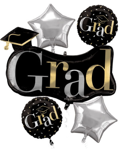 Class Dismissed Graduation Balloon Bouquet