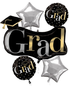Class Dismissed Graduation Balloon Bouquet