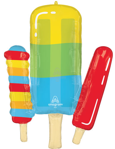 Pool Party Popsicle Shape