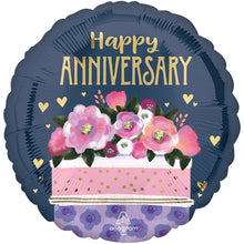 Happy Anniversary Cake Foil Balloons