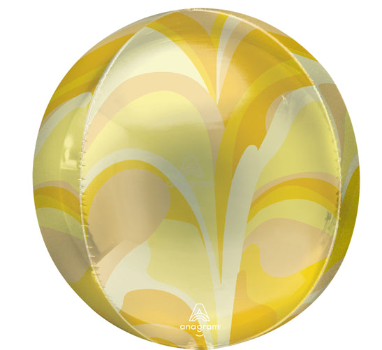 Orbz Macro Marble Gold - 15 Inch