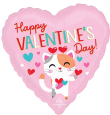 Purr-fect Valentine Kitty Foil Balloons